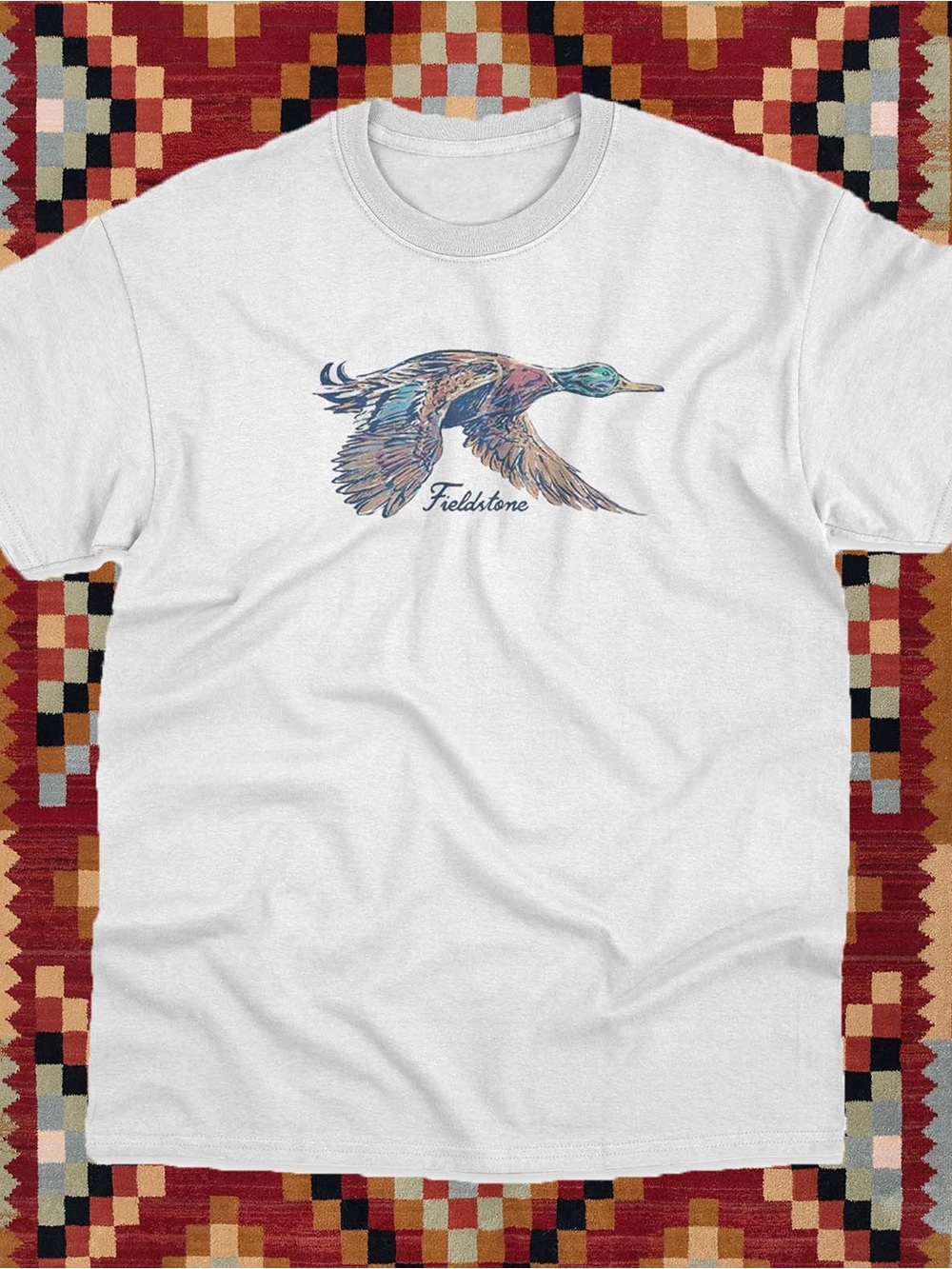 Fieldstone Heather Gray Duck Graphic Tee